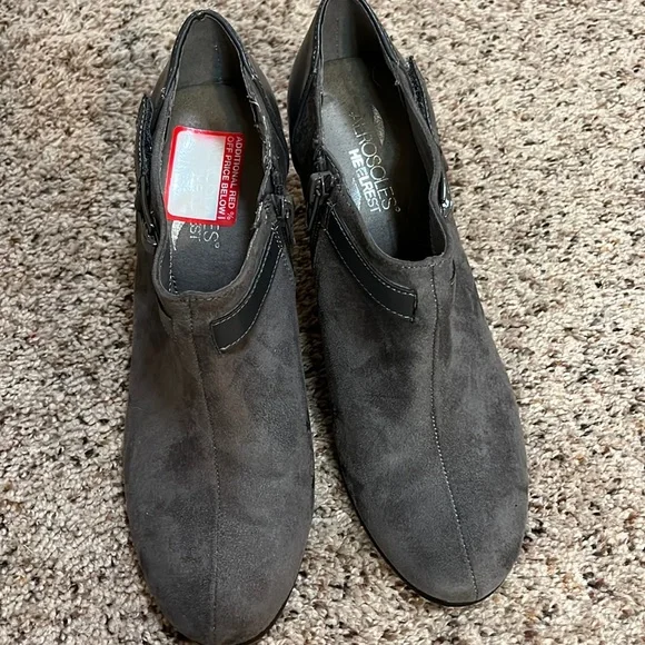 Aerosoles Stitch Aerosoles Willingly Boots AEROSOLES Shoes Gray